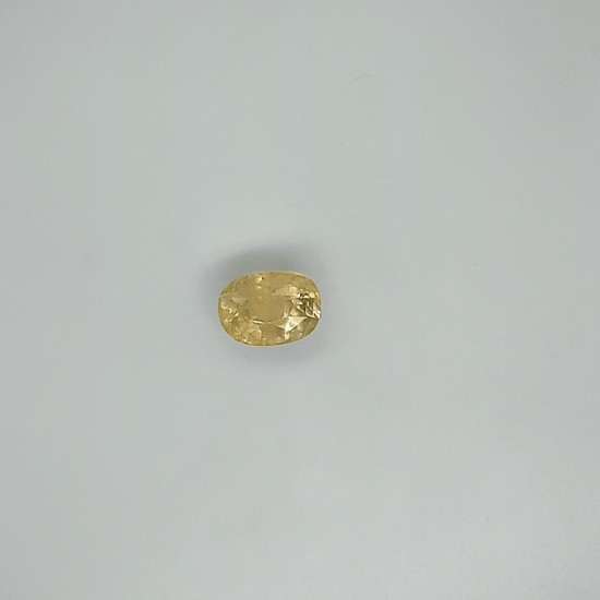 Yellow Sapphire (Pukhraj) 8.12 Ct Certified Yellow Sapphire (Pukhraj) 8.12 Ct Certified